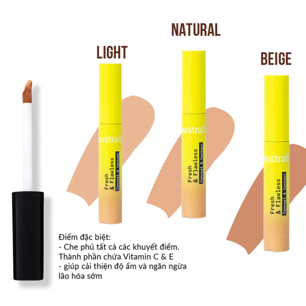 Che khuyết điểm và tạo khối Australis 7.5ml