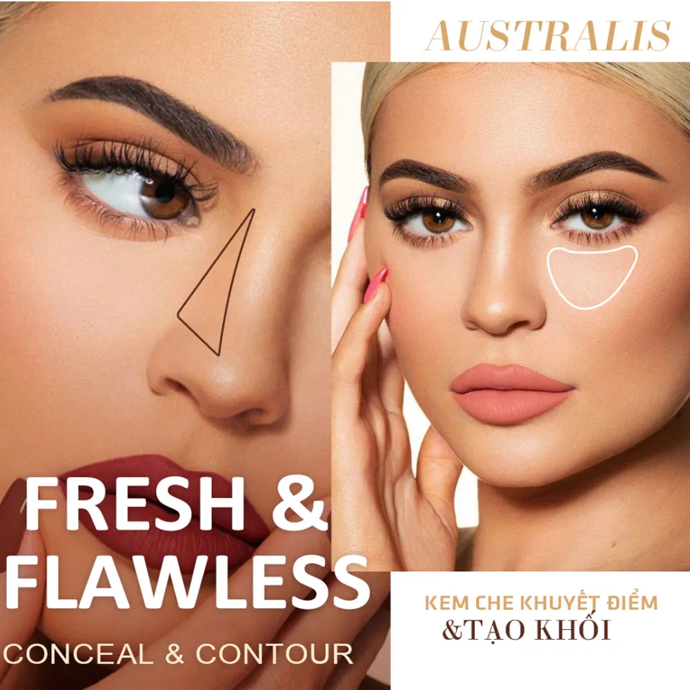 Che khuyết điểm và tạo khối Australis 7.5ml