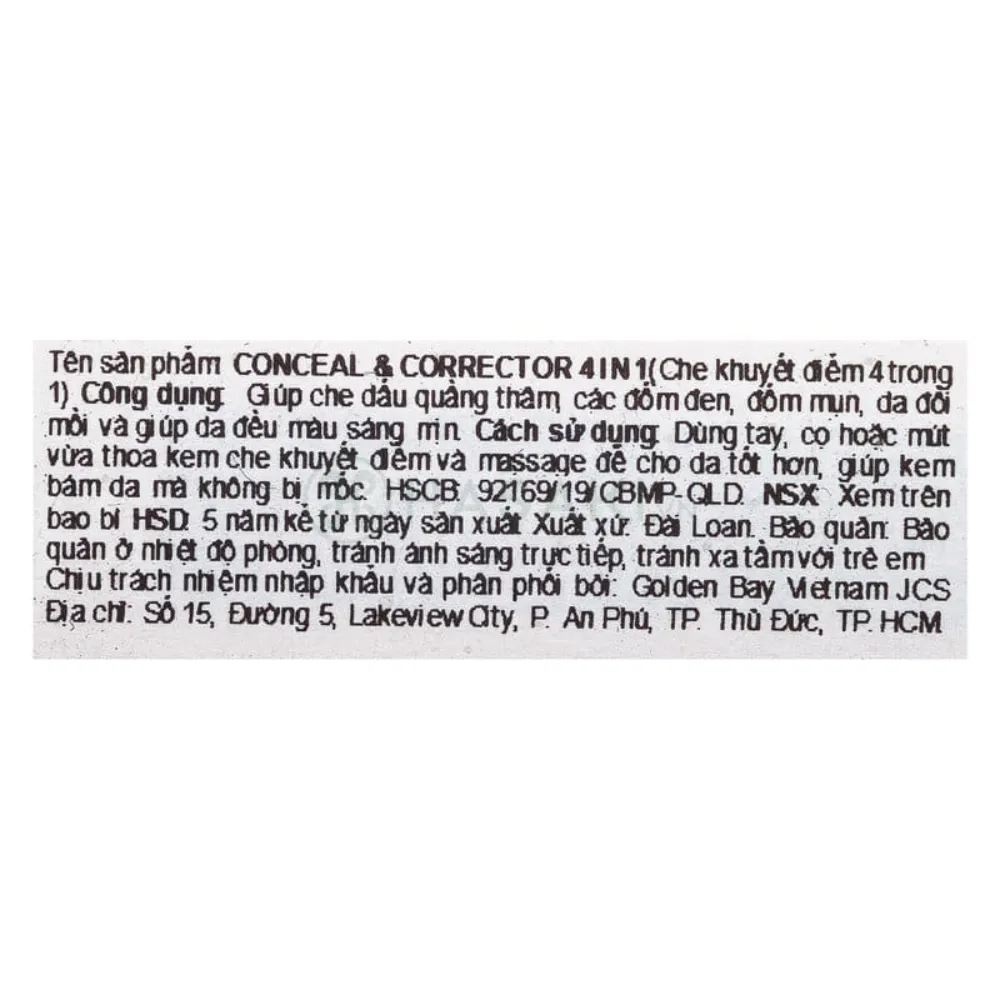 Che khuyết điểm Australis dạng kem 4 trong 1 hộp 7.5g