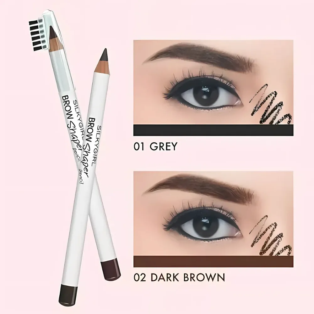 Chì kẻ chân mày kèm chổi Silkygirl Brow Shaper 1.14g