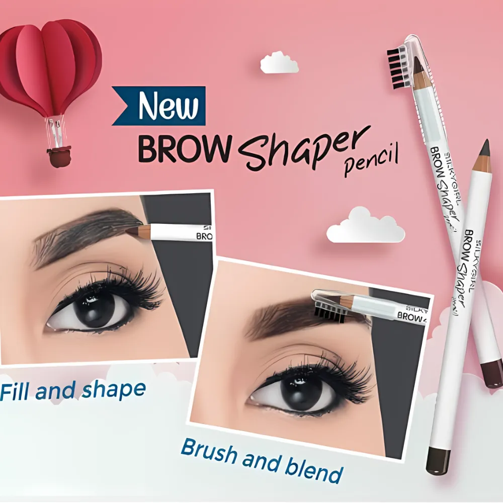 Chì kẻ chân mày kèm chổi Silkygirl Brow Shaper 1.14g