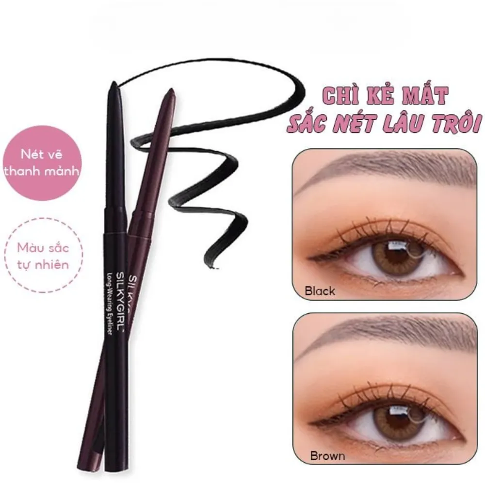 Chì kẻ mắt Silkygirl Long-Wearing 0.28g