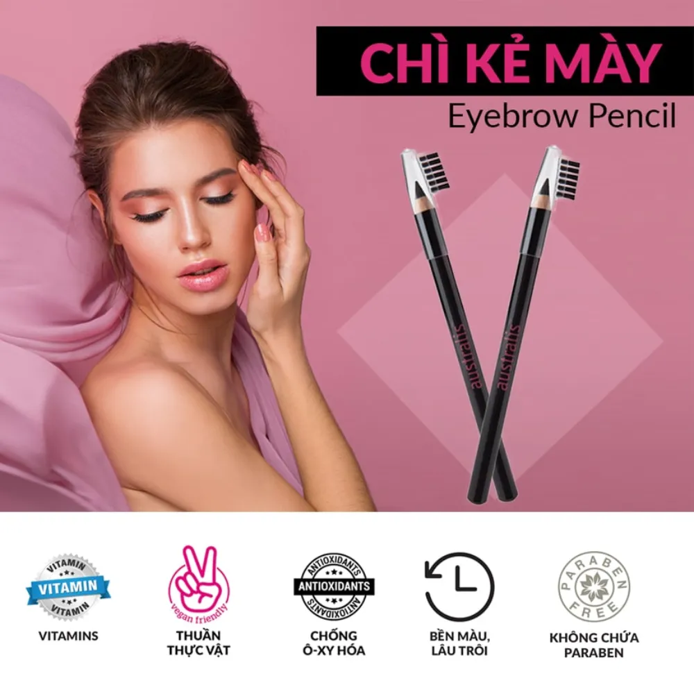 Chì kẻ mày Australis không thấm nước 1.15g