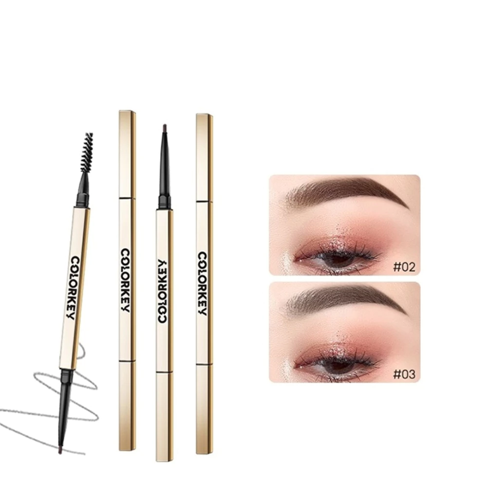 Chì kẻ mày Colorkey lâu trôi, kháng nước - 01 nâu mocha/02 nâu tây/03 đen tro 35g