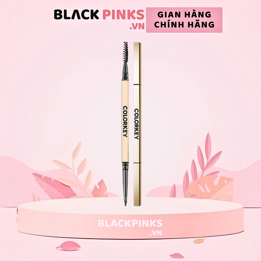 Chì kẻ mày Colorkey lâu trôi, kháng nước - 01 nâu mocha/02 nâu tây/03 đen tro 35g