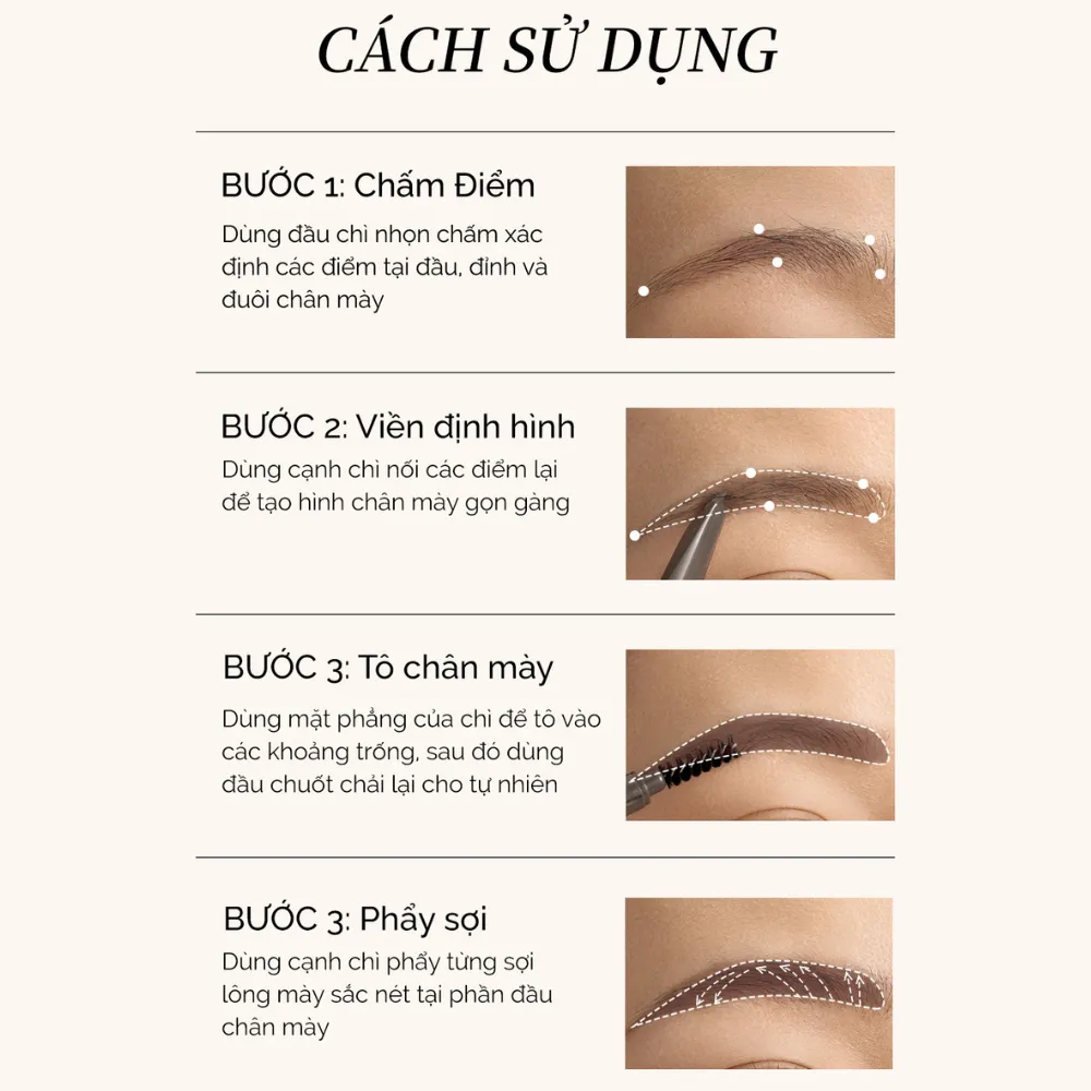 Chì kẻ mày Joocyee 300mg (nhiều màu)