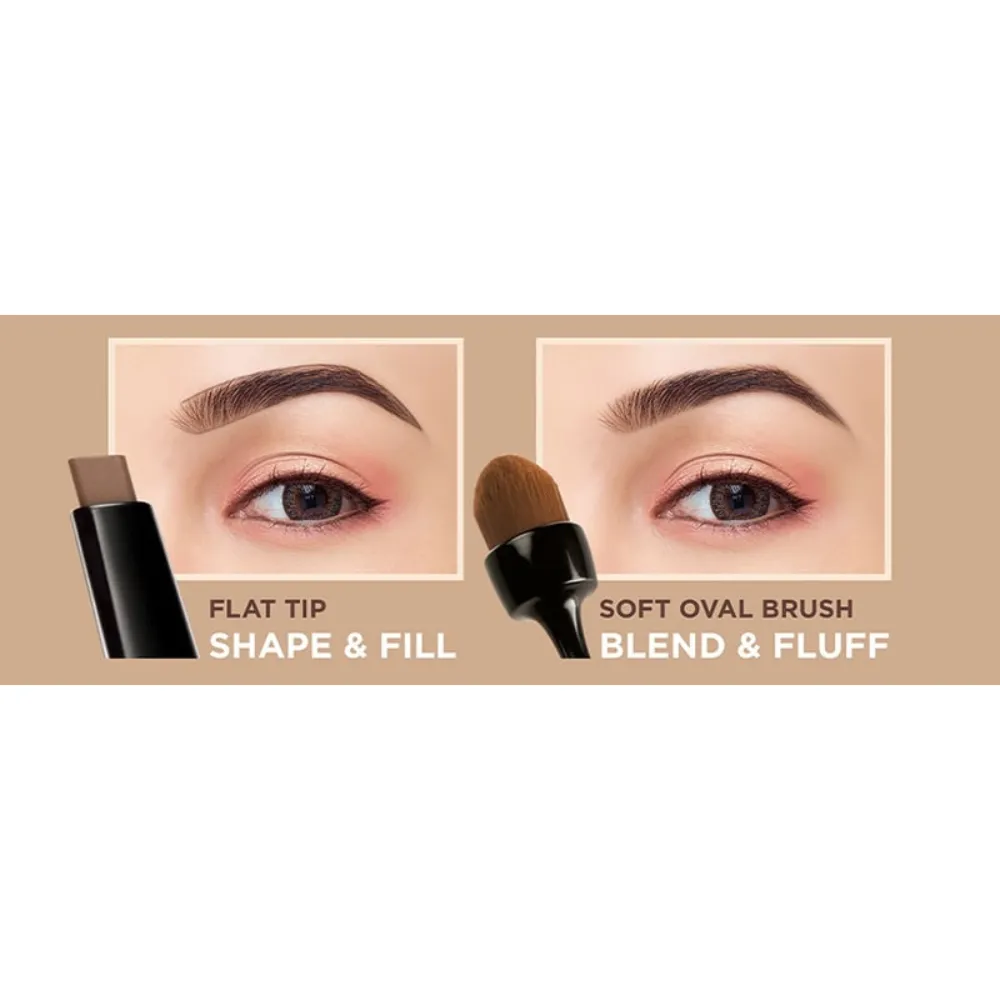 Chì kẻ mày hai đầu Silkygirl 24hr Flat Tip 0.15g