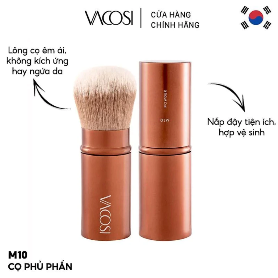 Cọ phủ Vacosi bỏ túi M10/M05/M21