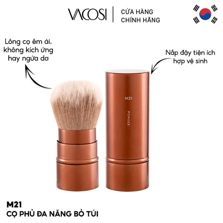 Cọ phủ Vacosi bỏ túi M10/M05/M21