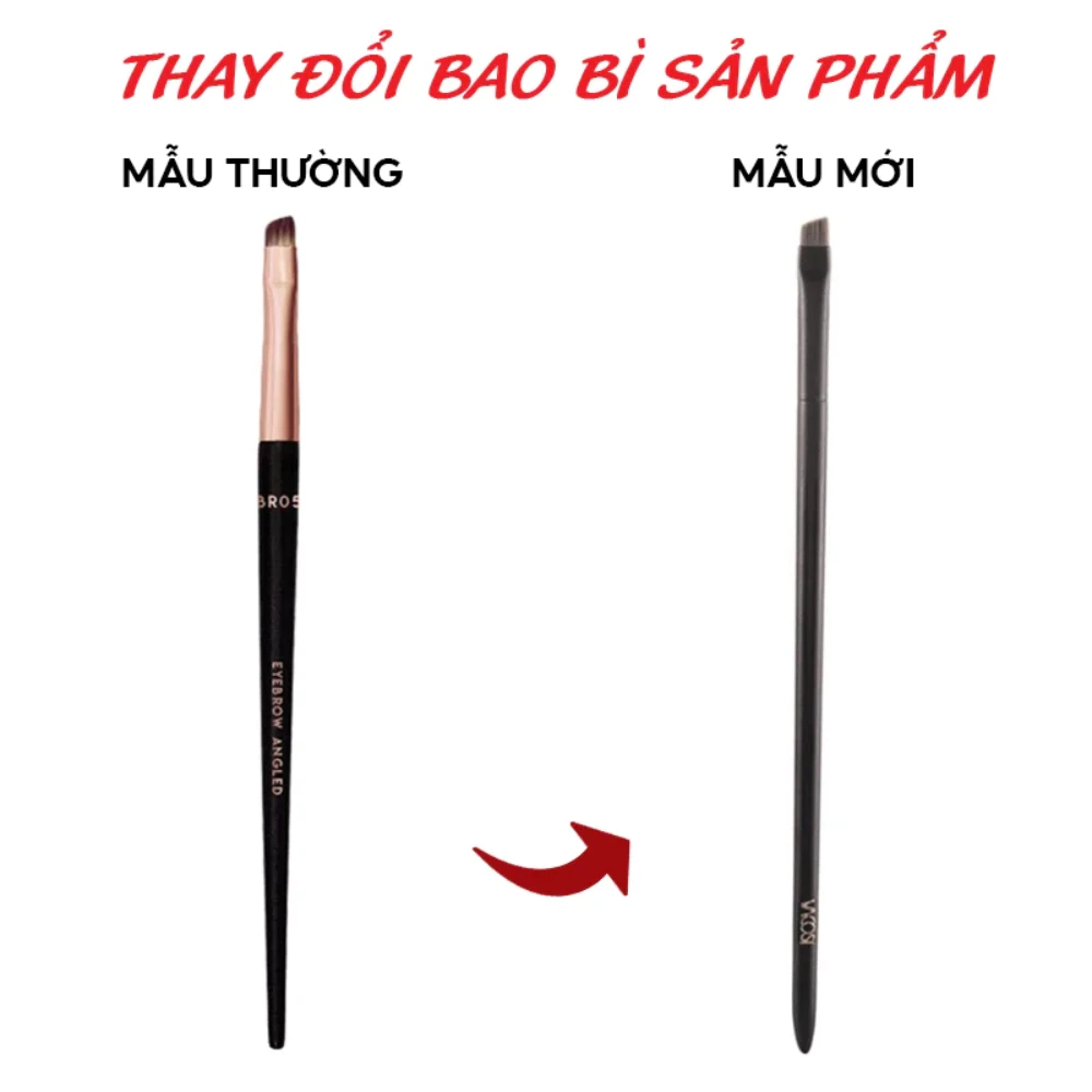 Cọ tán mày Vacosi lông dài BR04/mi cuốn xoắn Vacosi BR03/tán mày Vacosi đầu cứng BR05