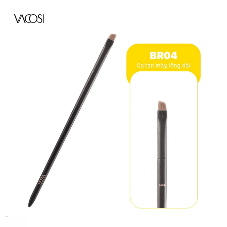 Cọ tán mày Vacosi lông dài BR04/mi cuốn xoắn Vacosi BR03/tán mày Vacosi đầu cứng BR05