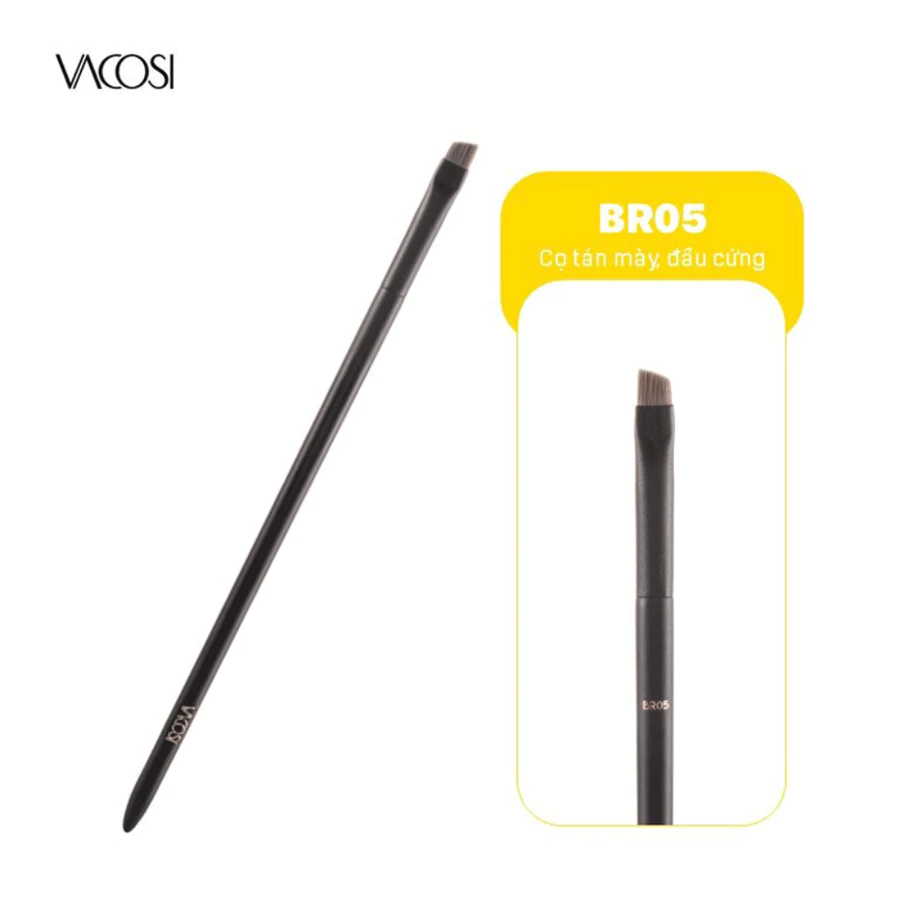 Cọ tán mày Vacosi lông dài BR04/mi cuốn xoắn Vacosi BR03/tán mày Vacosi đầu cứng BR05