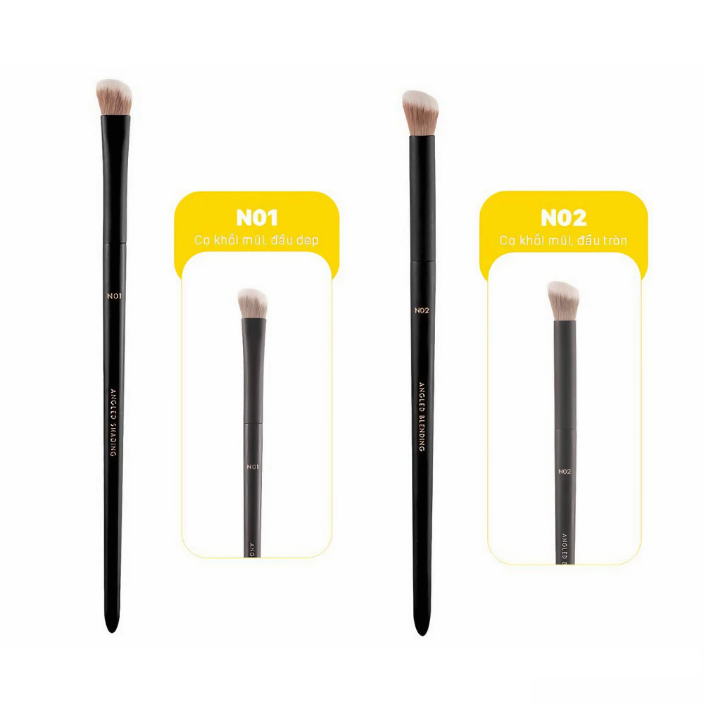 Cọ tạo khối mũi Vacosi đầu tròn N02/đầu dẹp N01