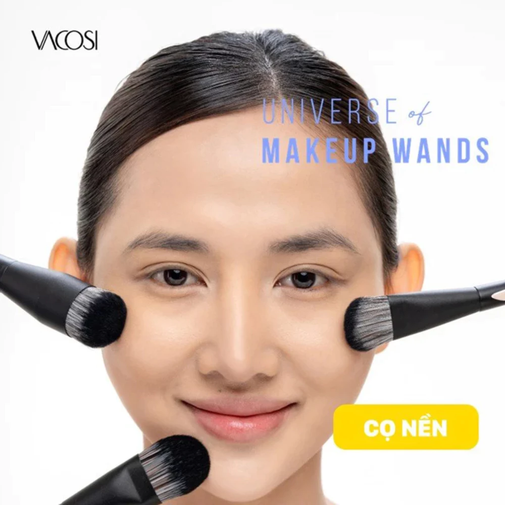 Cọ Vacosi bảng F nền/phủ/che khuyết điểm/tạo khối