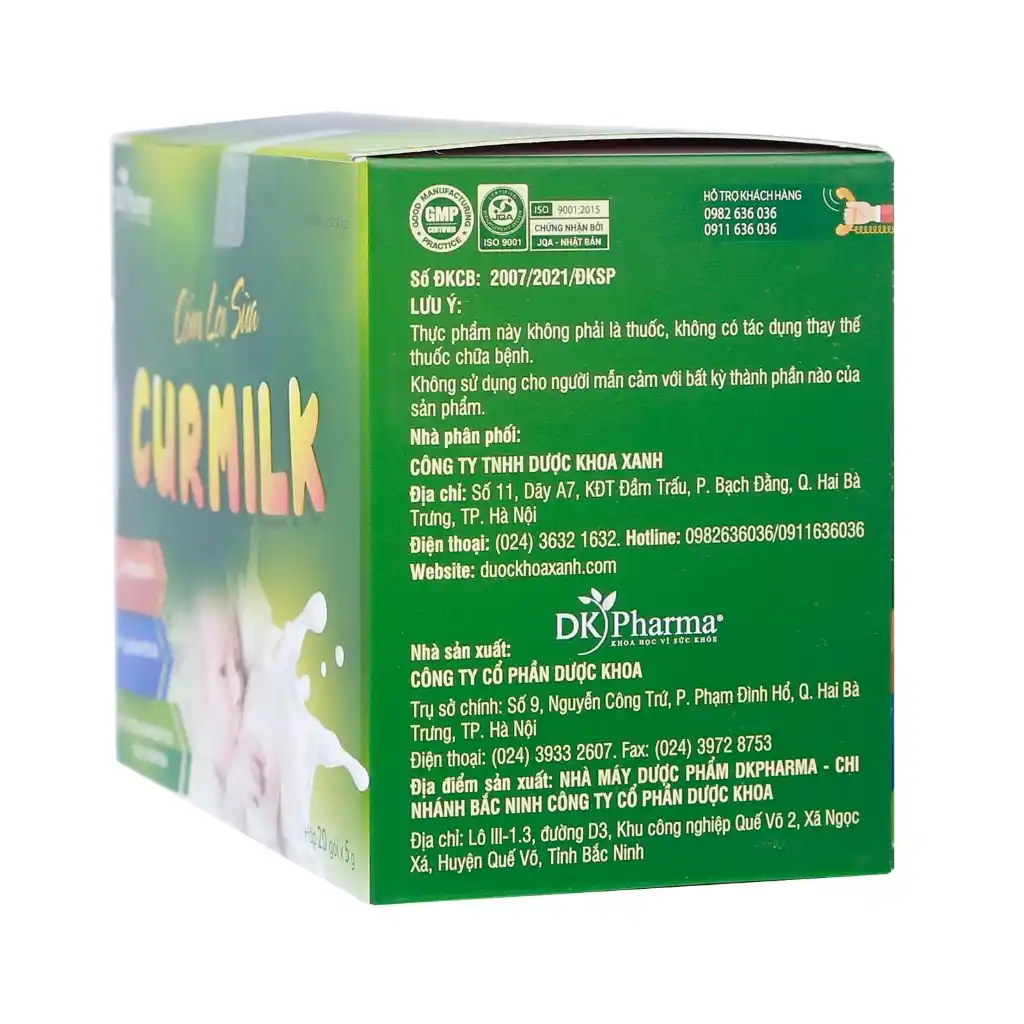 Cốm lợi sữa Curmilk 20 gói