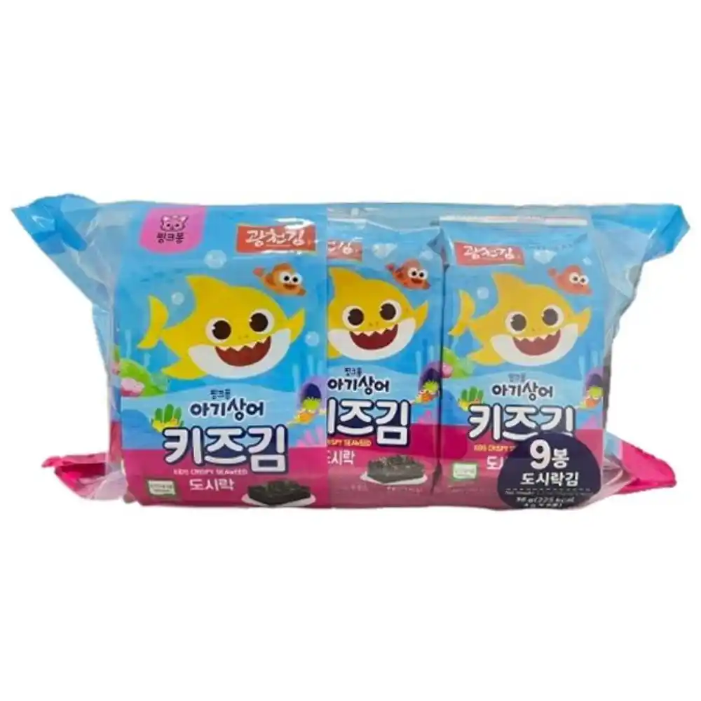 Combo 3/9 gói rong biển Organic Pink Fong 4g