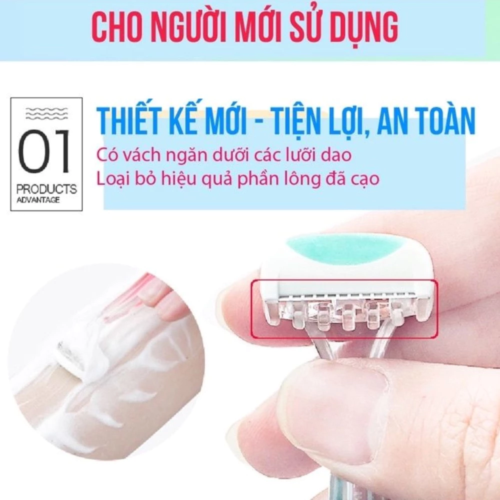 Dao cạo vùng bikini KAI (vỉ 2 cây)