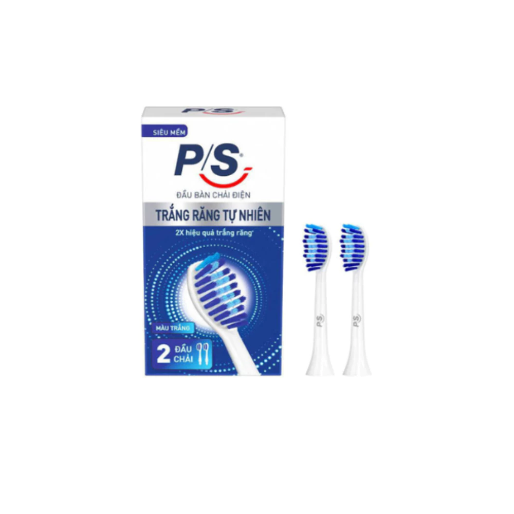 Đầu bàn chải điện P/S S100 Pro sạch sâu, 3 màu, 2 cái
