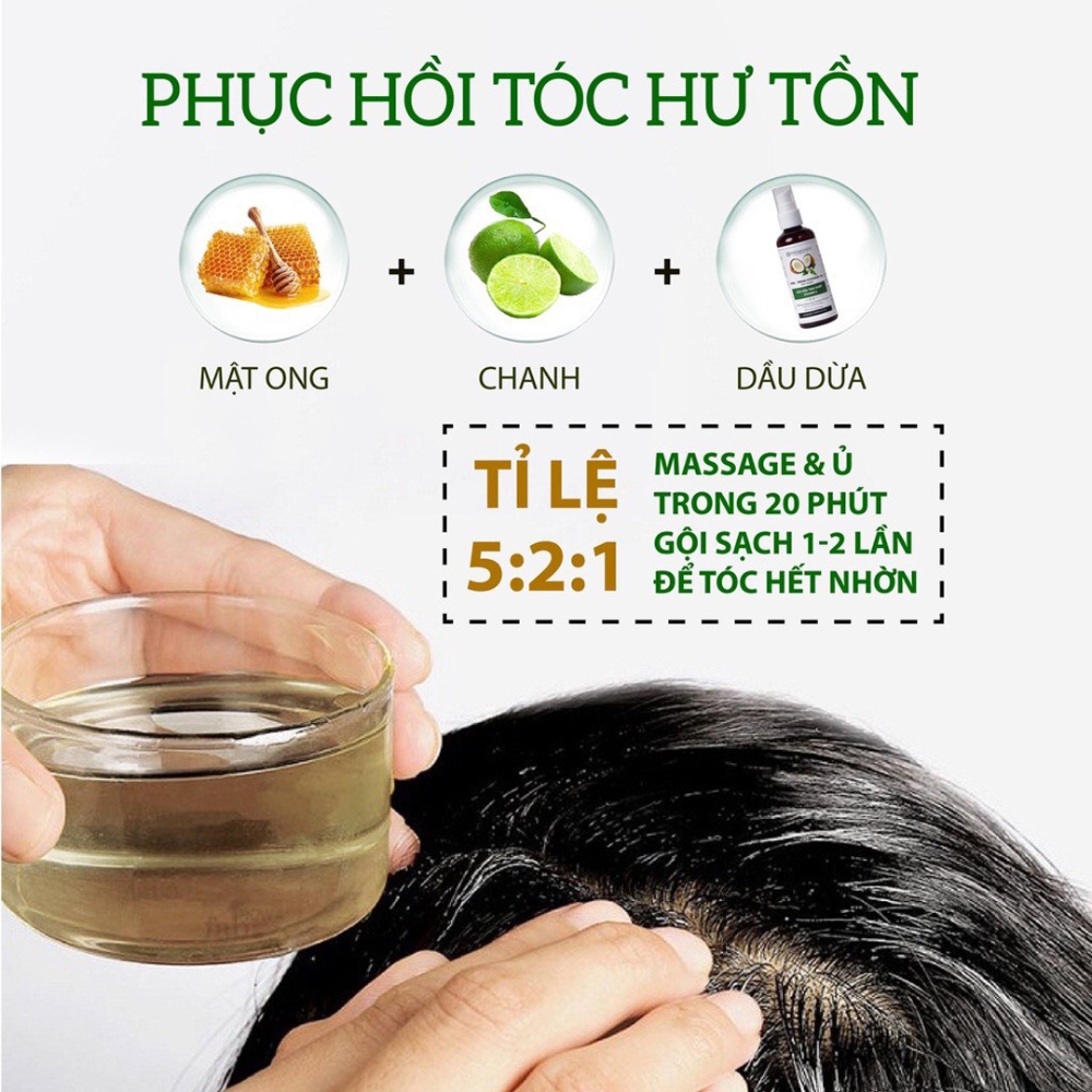 Dầu dừa Milaganics tinh khiết Vitamin E 100ml