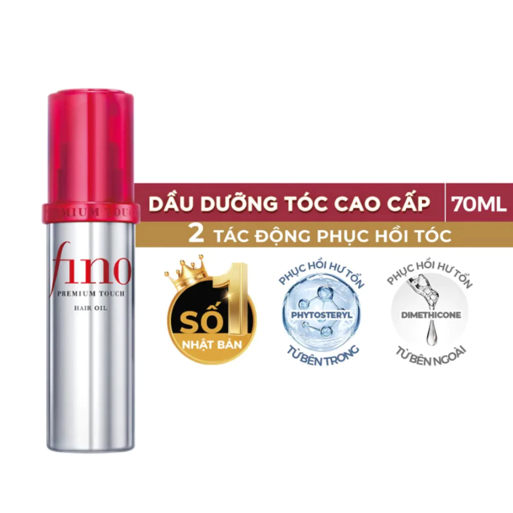 Dầu dưỡng tóc Fino Premium Touch cải thiện tóc hư tổn 70ml