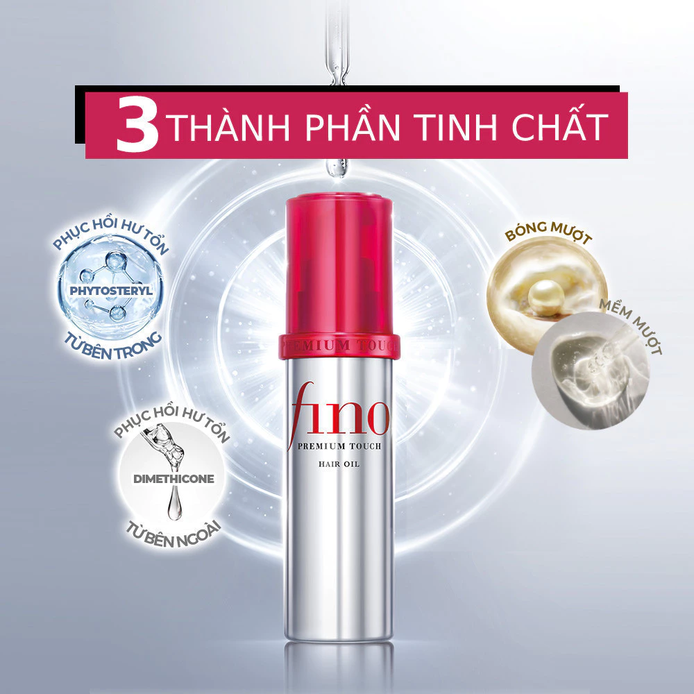 Dầu dưỡng tóc Fino Premium Touch cải thiện tóc hư tổn 70ml