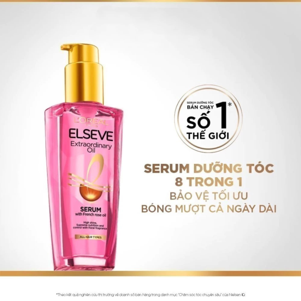 Dầu dưỡng tóc L’Oréal chiết xuất hoa hồng 100ml