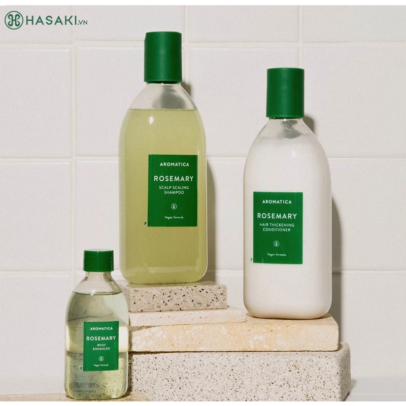 Dầu gội Aromatica hương thảo ngăn rụng tóc 400ml