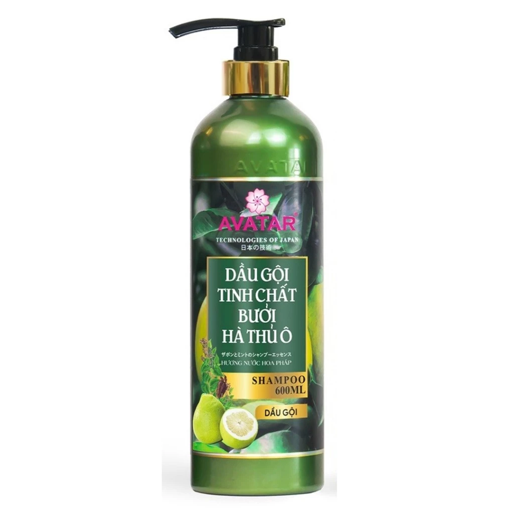 Dầu gội Avatar tinh chất bưởi hà thủ ô 600ml