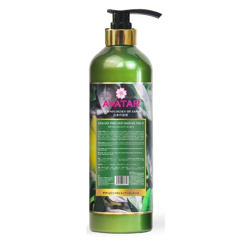 Dầu gội Avatar tinh chất bưởi hà thủ ô 600ml