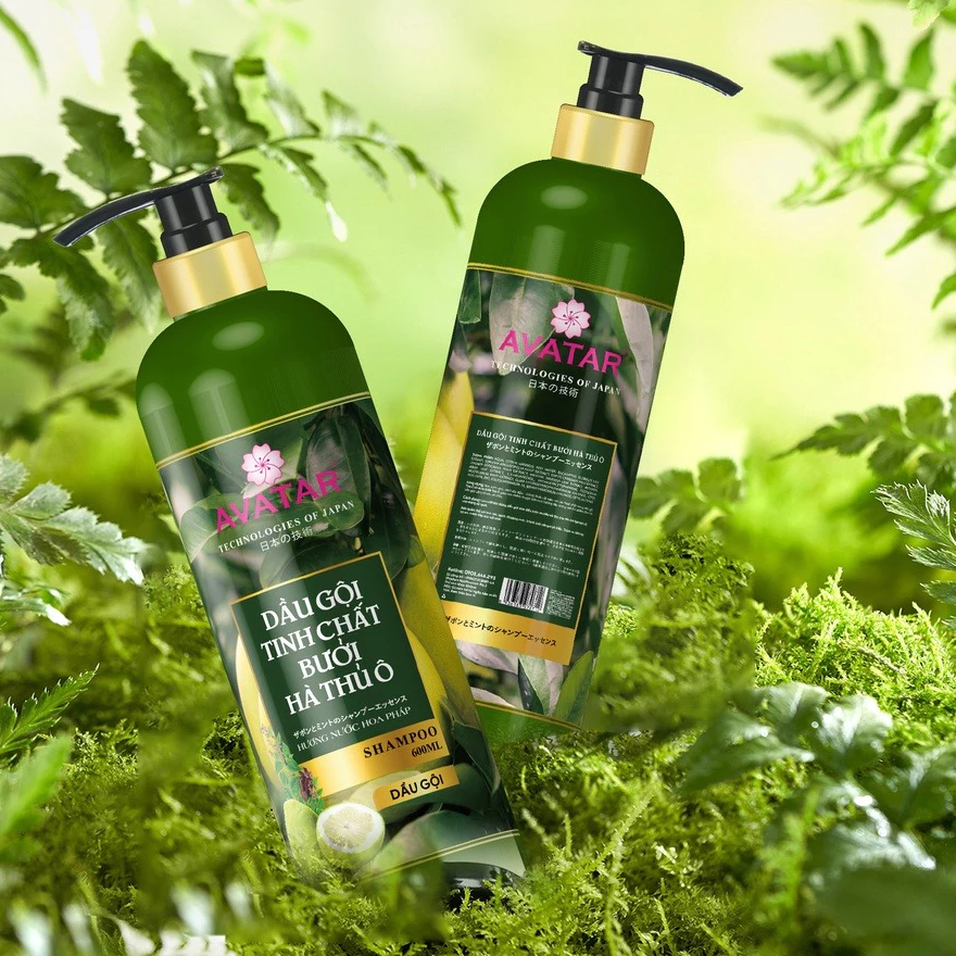 Dầu gội Avatar tinh chất bưởi hà thủ ô 600ml