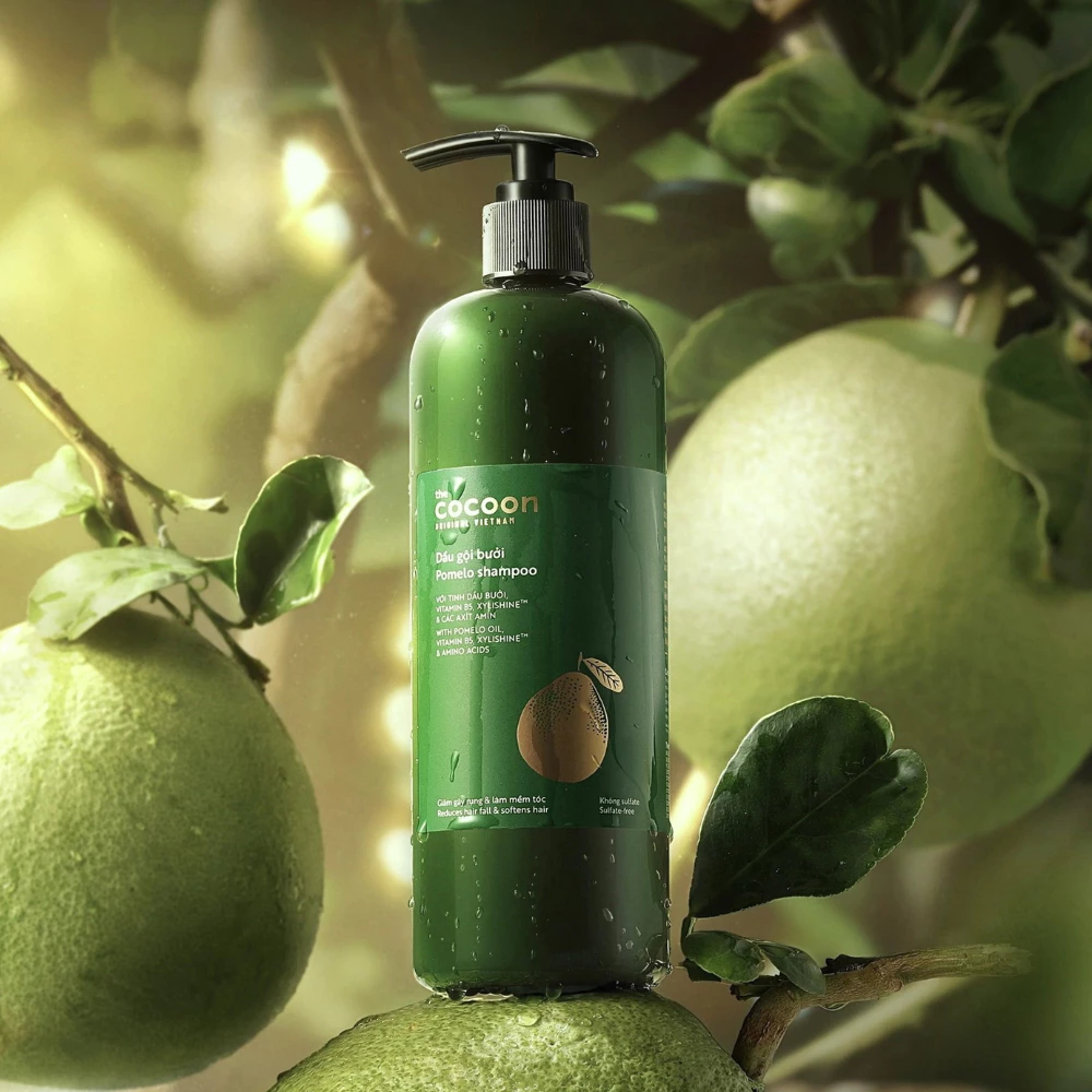 Dầu gội Bưởi Cocoon giảm rụng & kích thích mọc tóc 310ml/500ml/túi refill 500ml