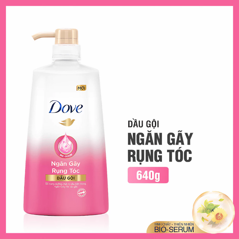 Dầu gội Dove ngăn gãy rụng tóc 640g/880g