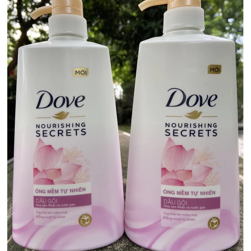 Dầu gội Dove óng mềm tự nhiên 640g