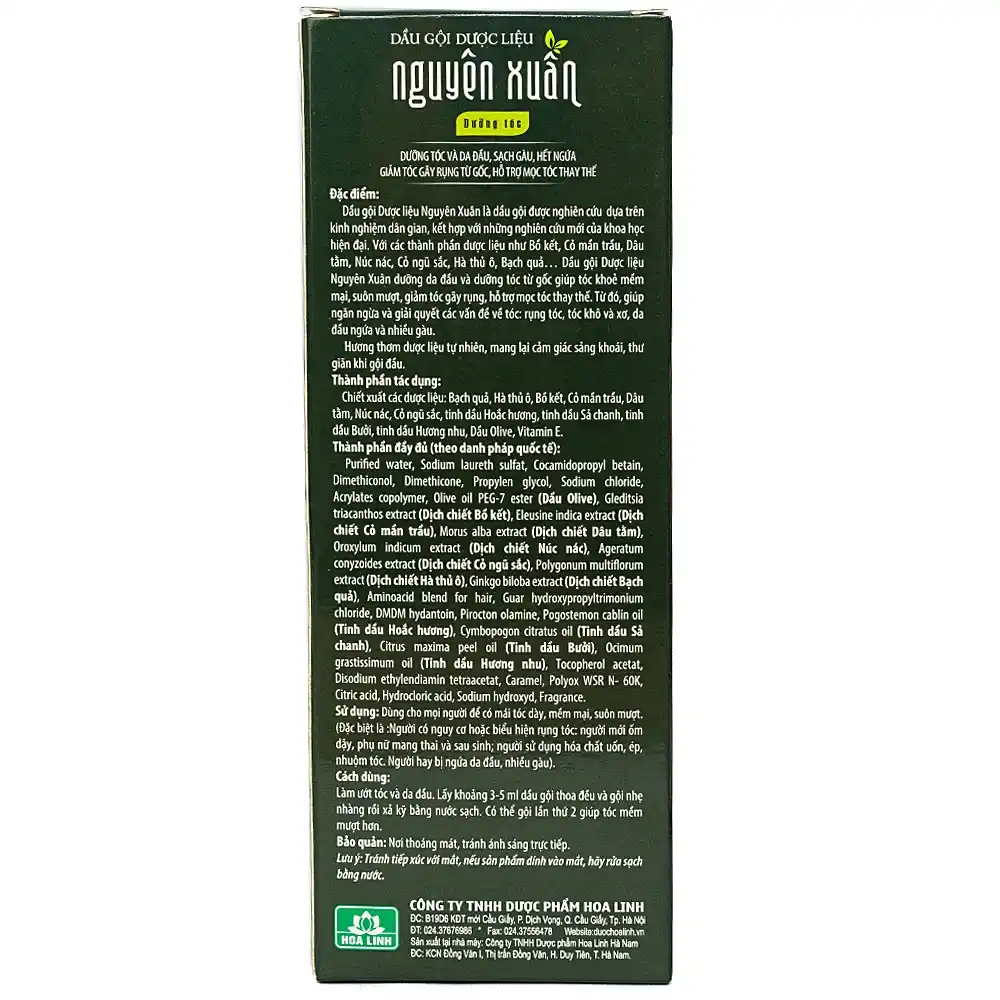 Dầu gội dược liệu Nguyên Xuân dưỡng tóc chai 200ml/250ml/350ml/450ml