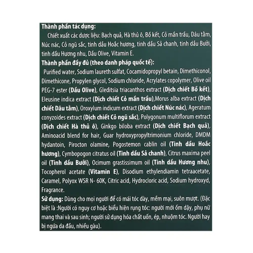 Dầu gội dược liệu Nguyên Xuân dưỡng tóc chai 200ml/250ml/350ml/450ml