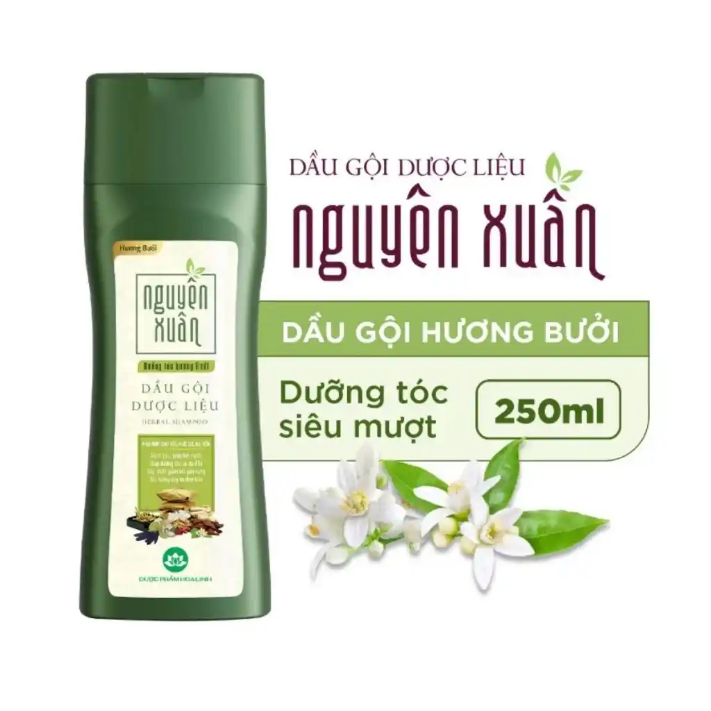 Dầu gội dược liệu Nguyên Xuân dưỡng tóc hương bưởi chai 200ml/250ml/450ml