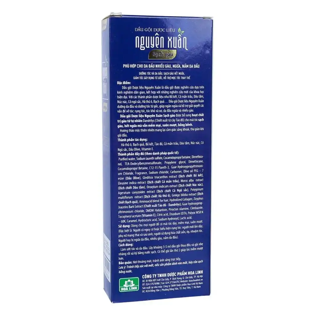 Dầu gội dược liệu Nguyên Xuân sạch gàu chai 200ml/250ml/350ml/450ml