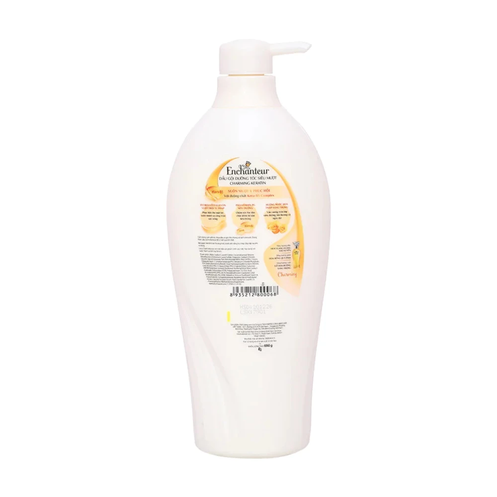 Dầu gội Enchanteur dưỡng tóc siêu mượt Charming 650g