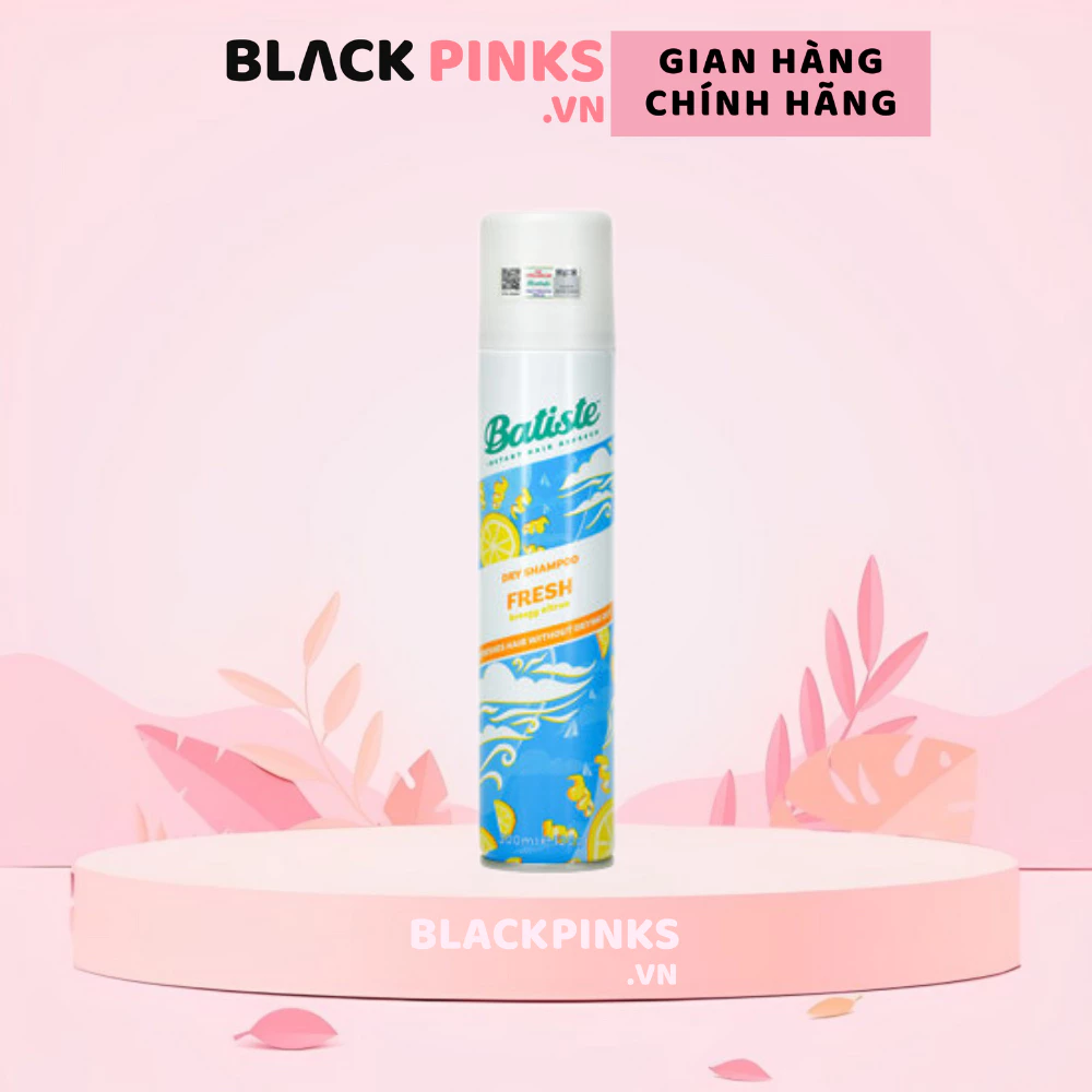 Dầu gội khô Batiste hương tươi mát/cổ điển/hoa thiên nhiên/hoa anh đào/hoa quyến rũ 200ml