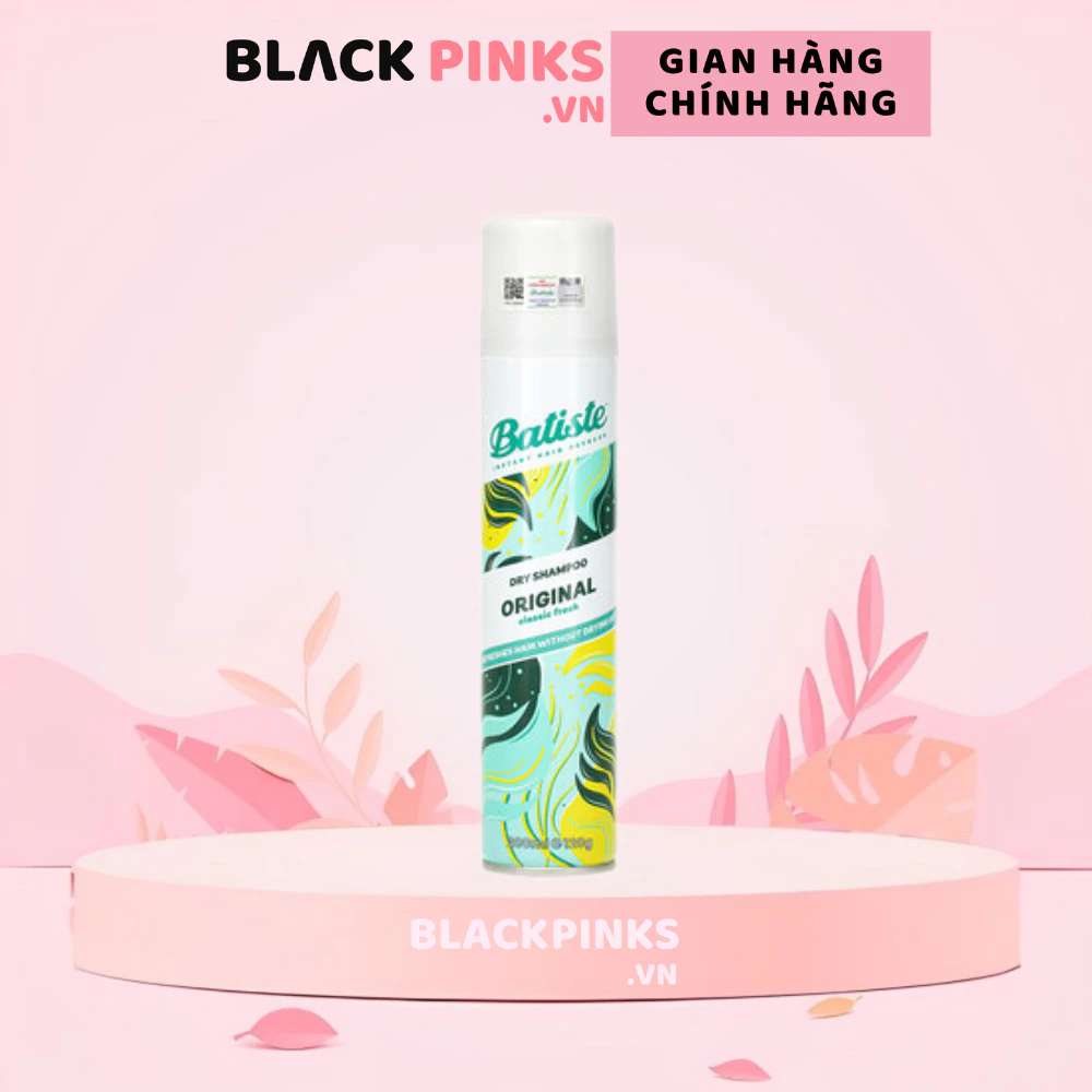 Dầu gội khô Batiste hương tươi mát/cổ điển/hoa thiên nhiên/hoa anh đào/hoa quyến rũ 200ml