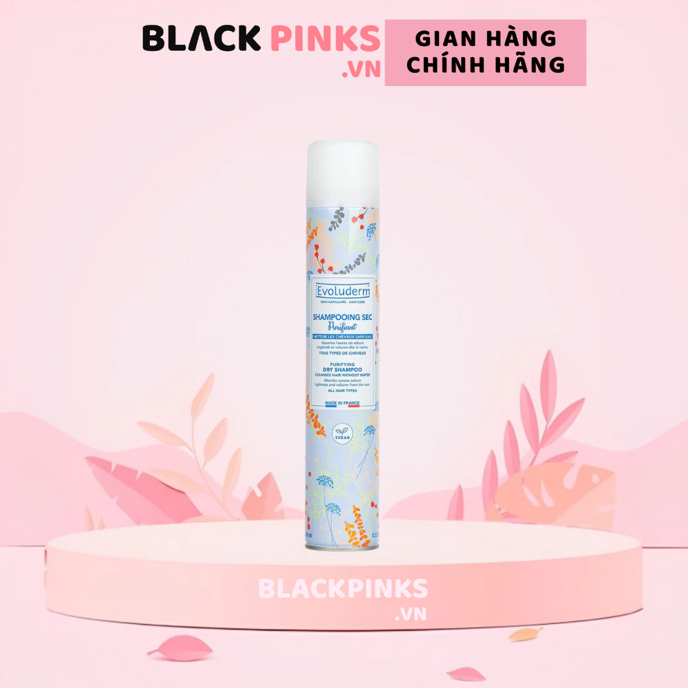 Dầu gội khô Evoluderm cho mọi loại tóc 200ml/400ml