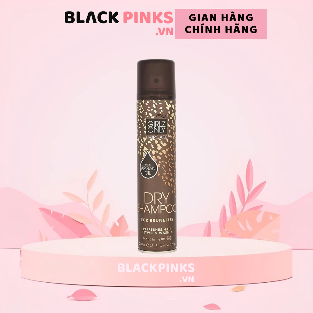 Dầu gội khô GIRLZ ONLY hương cam quýt/trái cây/tóc bồng bềnh/tóc bết rối/làm sạch tóc/cho tóc sáng màu/tối màu 200ml