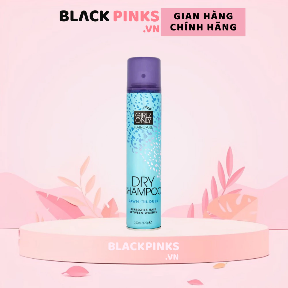 Dầu gội khô GIRLZ ONLY hương cam quýt/trái cây/tóc bồng bềnh/tóc bết rối/làm sạch tóc/cho tóc sáng màu/tối màu 200ml