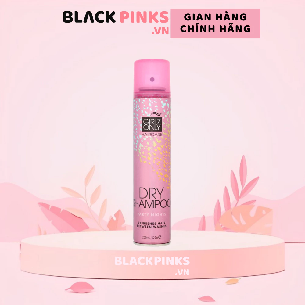 Dầu gội khô GIRLZ ONLY hương cam quýt/trái cây/tóc bồng bềnh/tóc bết rối/làm sạch tóc/cho tóc sáng màu/tối màu 200ml