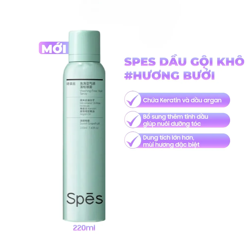 Dầu gội khô Spes bưởi 220ml