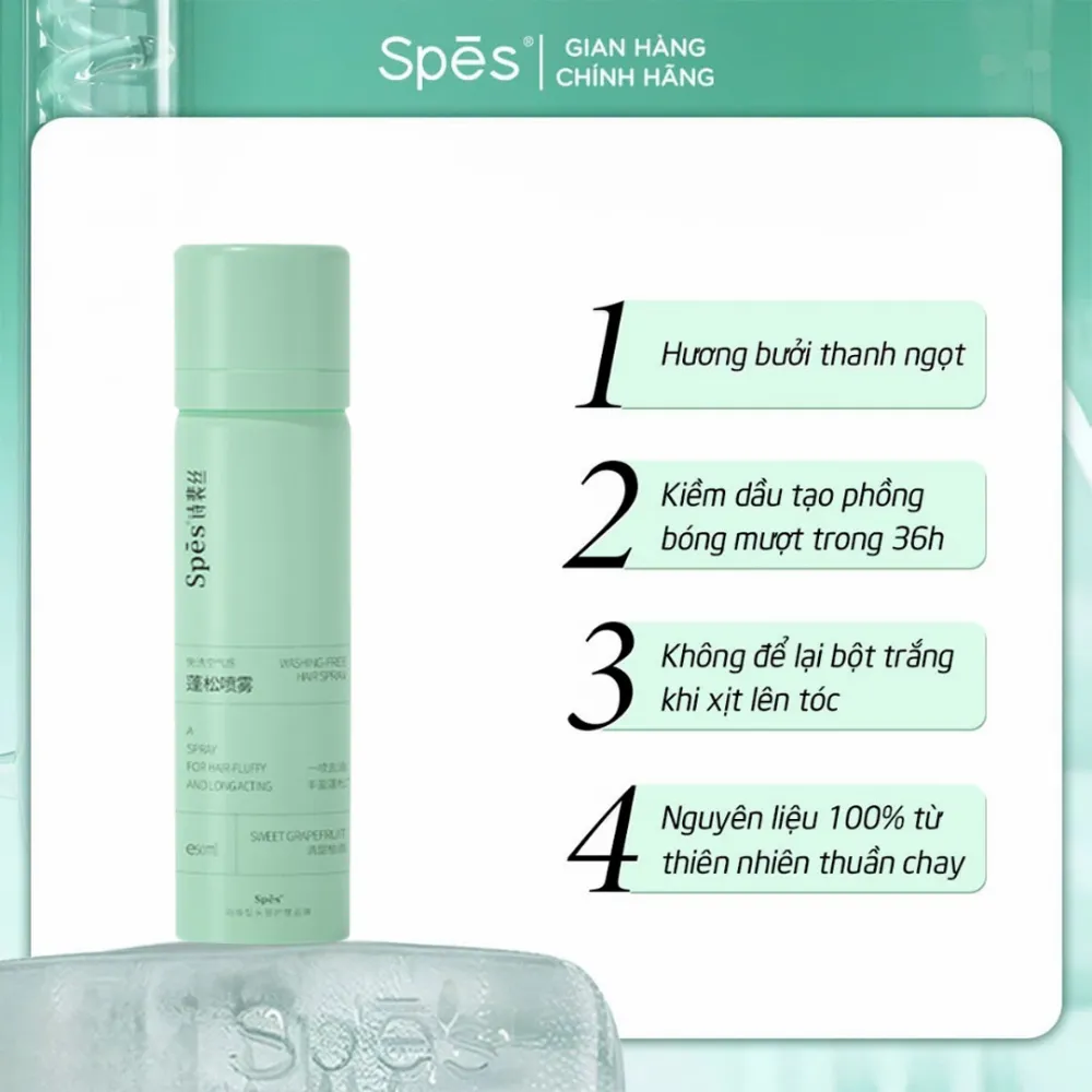 Dầu gội khô Spes bưởi 50ml
