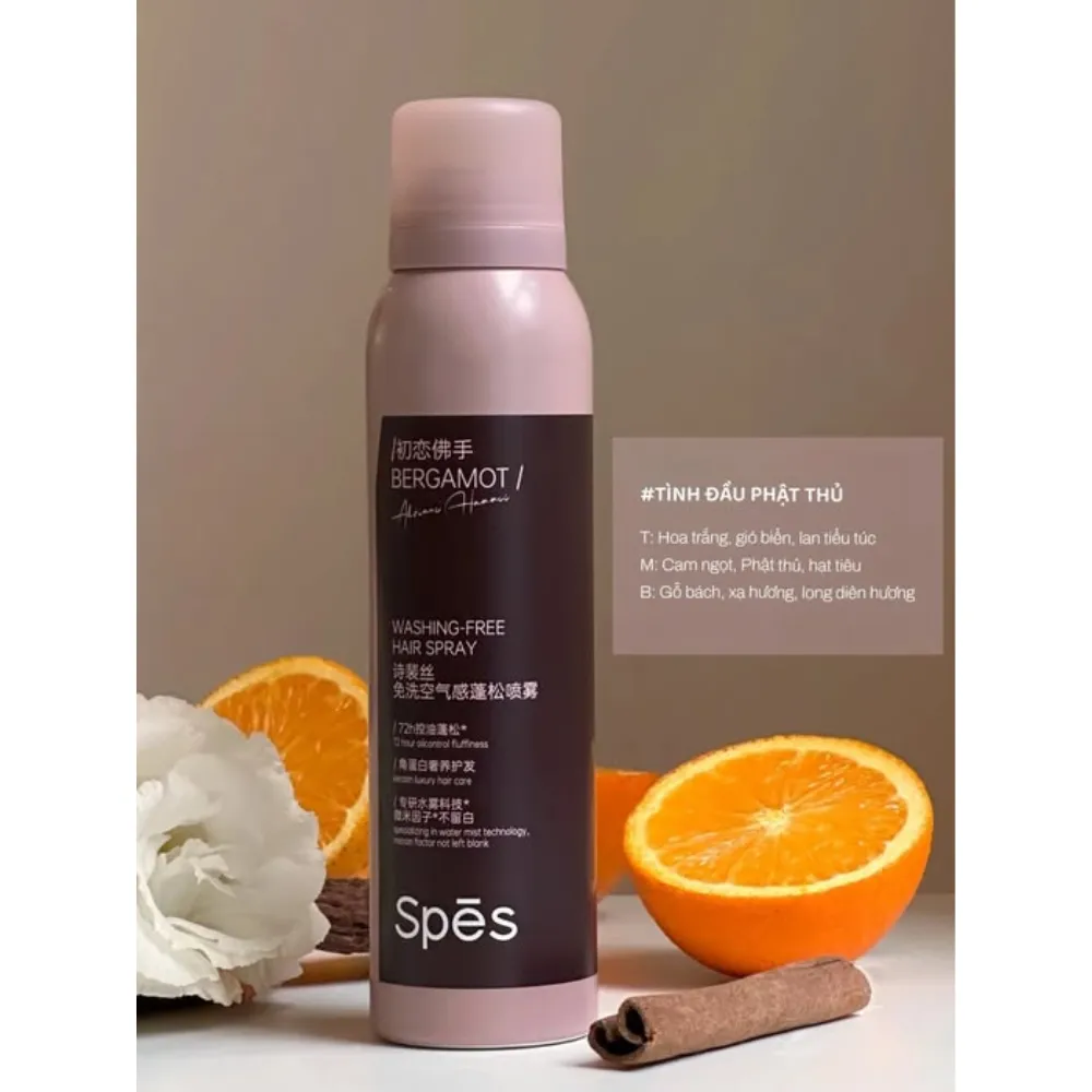 Dầu gội khô Spes cam Bergamot 150ml