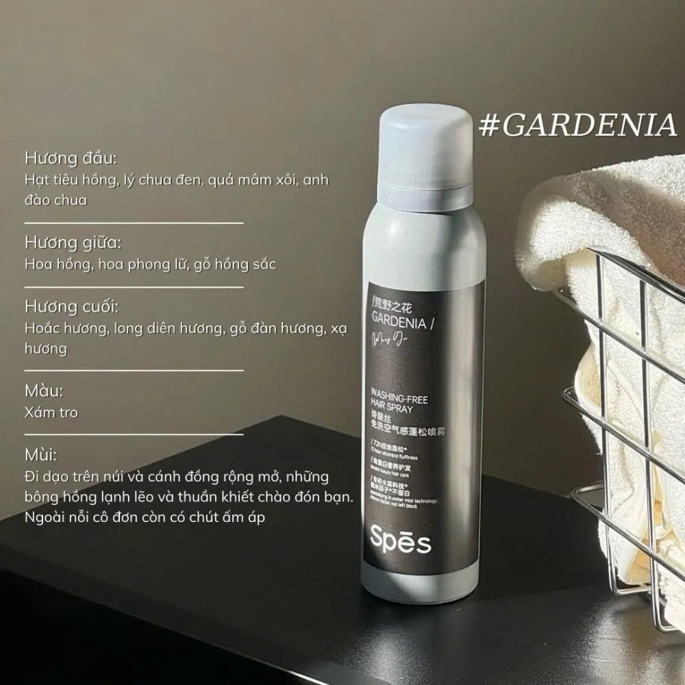 Dầu gội khô Spes hoa Chi Dành dành 150ml