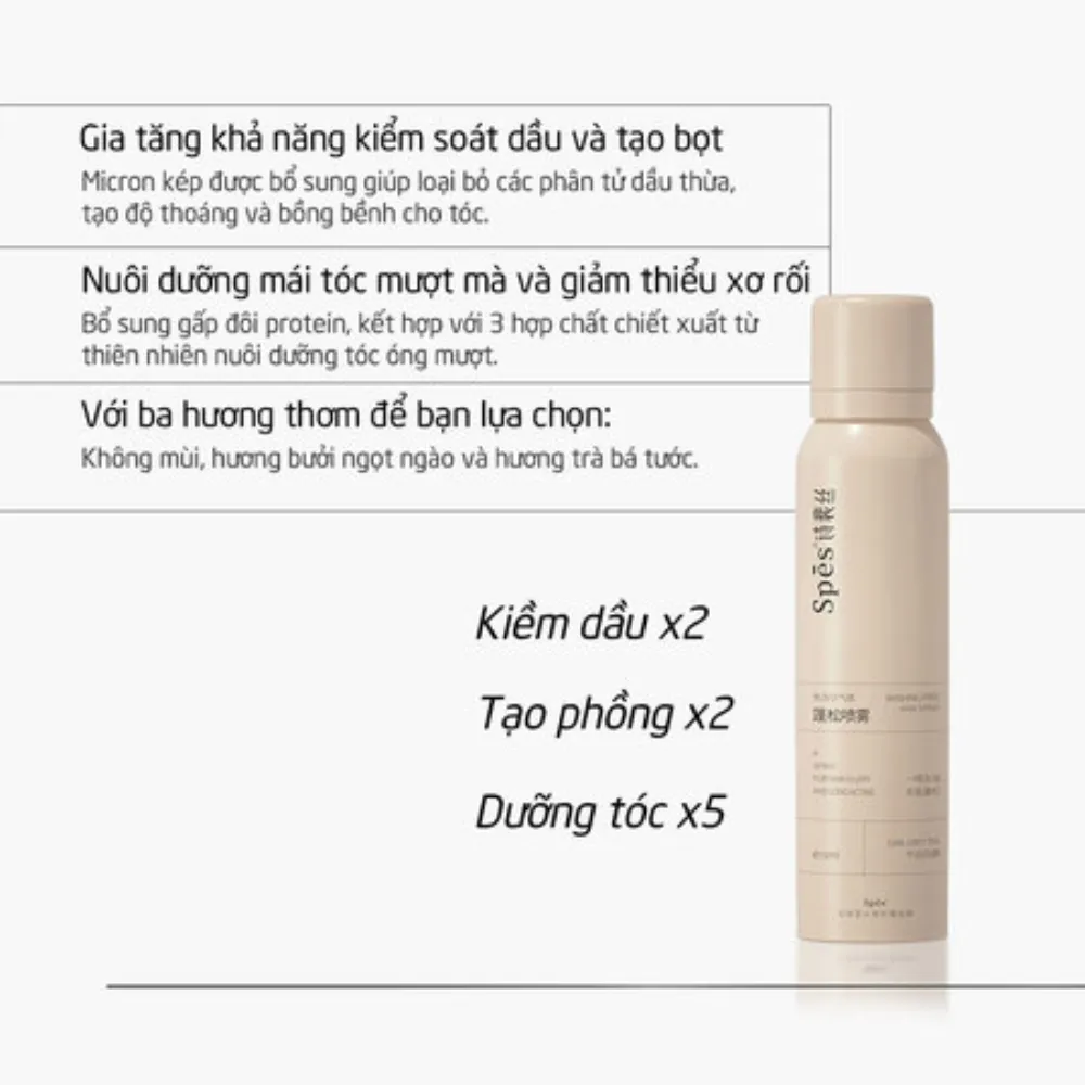 Dầu gội khô Spes trà Bá Tước 50ml
