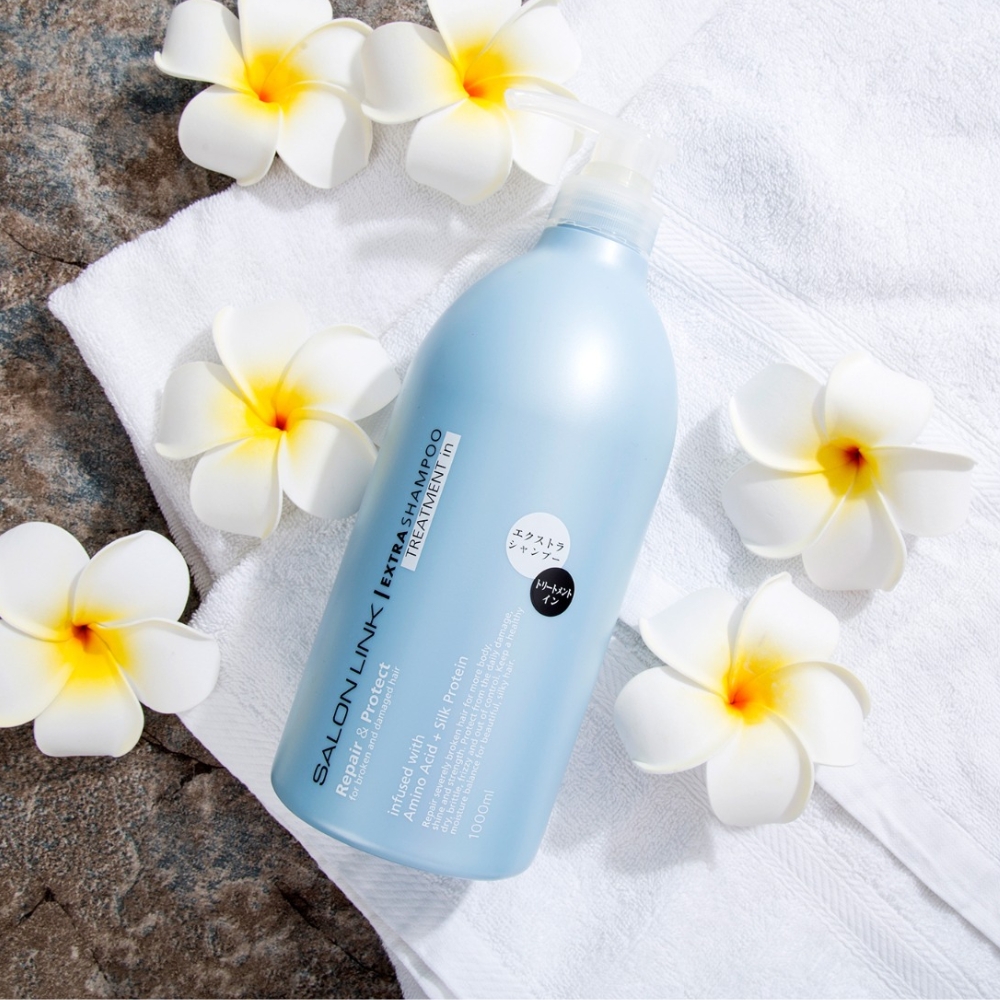 Dầu gội Kumano Salon Link cho tóc uốn, tóc nhuộm 1000ml
